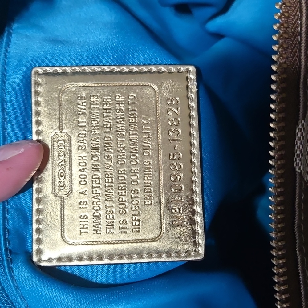 Coach Poppy Op Art Glam Tote #13826 - Picture 12 of 14